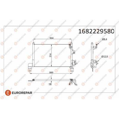 Klima Radyatörü  EUROREPAR 1682229580