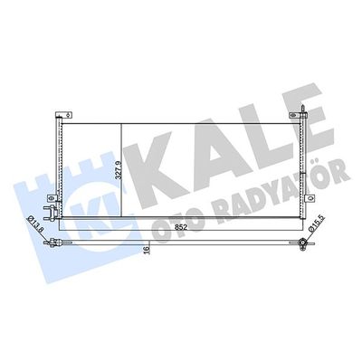 Klima Radyatörü  KALE 350440