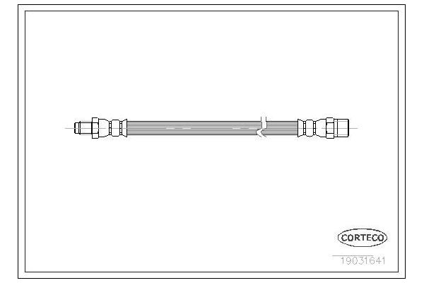 Fren Hortumu Arka Sağ veya Sol CAVO C900 631A
