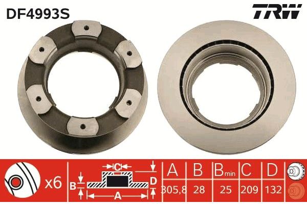 Fren Disk Ayna Arka Sağ ve Sol WALBURG WBD1415