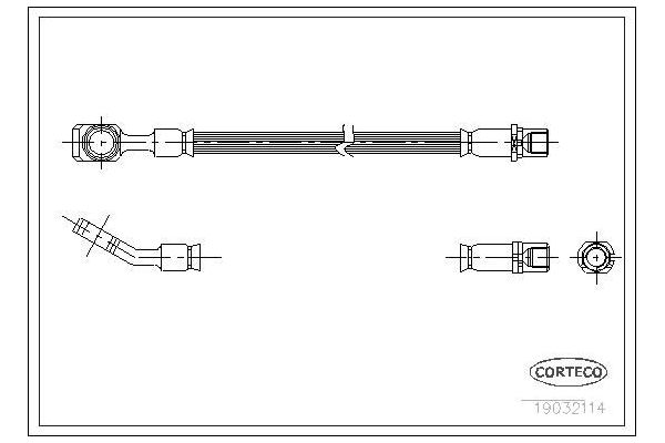 Fren Hortumu Arka Sağ veya Sol MGA 51318