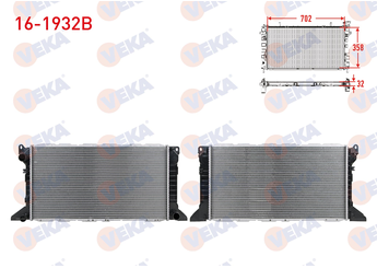 Su Radyatörü  VEKA 16-1932B  99VT 8005 A1A
