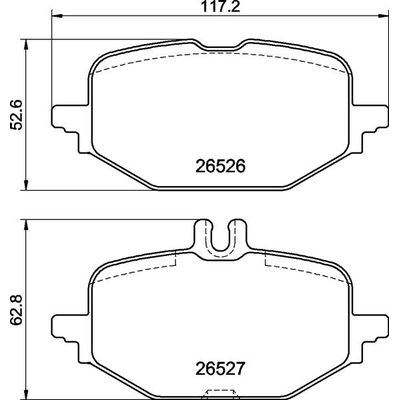 Fren Disk Balata Arka BREMBO P 50 172