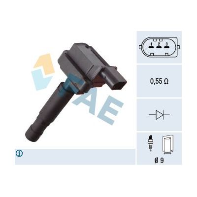 Ateşleme Bobini  Mercedes Sprinter II Kombi (01.2006->)  EYQUEM ZS077