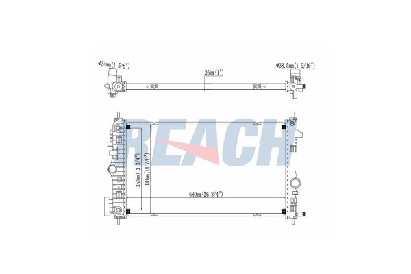 Su Radyatörü  BEHR CR 1103 000P