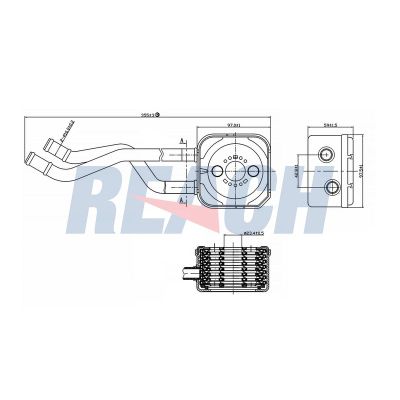 Motor Yağ Soğutucu  Volkswagen Golf IV Variant (1J5)(05.1999->2006)  VEKA 45-4417