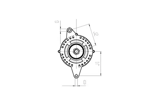 Alternatör  Hyundai Atos Prime (MX)(2000->)  HC-CARGO F 032 113 791