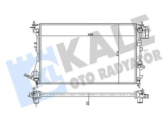 Su Radyatörü  KALE 356910  1330S4 1330W9 133398 133376 1300244 1300 244 24418338 95524868