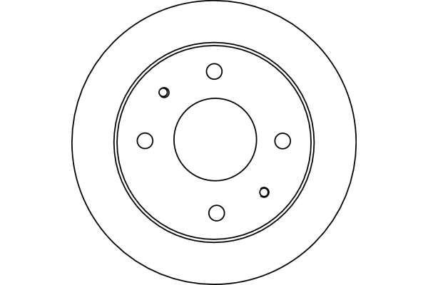 Fren Disk Ayna Ön Sağ ve Sol Hyundai Atos Prime (MX)(2000->)  TRW DF4132