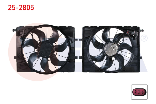 Radyatör Fan ve Motoru  VEKA 25-2805