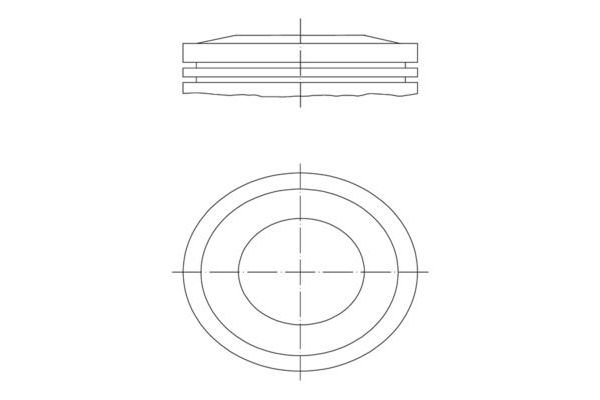 Piston (77.60MM-0.50)  MAHLE 012 10 03
