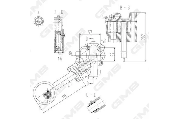 Yağ Pompası  Audi 80/90 2/4 Kapı (811/813/853)(06.1984->)  GMB GOAS-48A