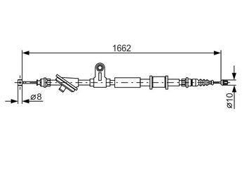 El Fren Teli Arka Sol BOSCH 1 987 482 285  50505483 50505483 50505483 50505483 50500861