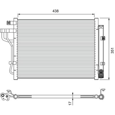 Klima Radyatörü  VALEO 814399