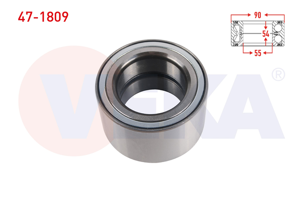 Teker Rulmanı Ön Sağ veya Sol Fiat Ducato Kamyonet 30 (290)(04.2014->)  VEKA 47-1809