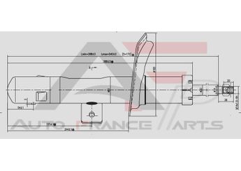 Amortisör Ön Sol PSA ORJINAL 9810758980  9810758980 1623337080 5202AP 5202EY 5202FV 5202KH 5202NC 5202NF 5202NH 5202NK 5202NN 5202NQ 5202WY 5202Y8 520823 5208F2 9683753680 9810757980 9810758280 9810758480 9810758580 9810758780