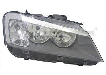 Far Lambası Sol TYC 20-12848-05-2  63127217287 7217287