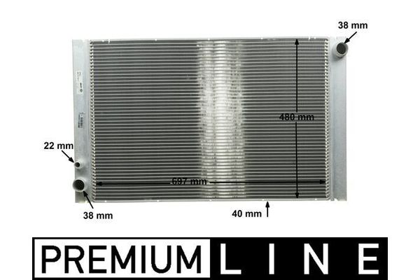 Su Radyatörü  Alfa Romeo Giulietta (191)(2010->)  MAHLE CR 1204 000P