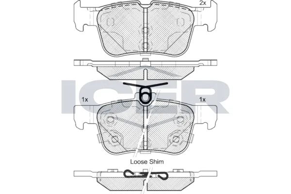 Fren Disk Balata Arka Ford Focus 4/5 Kapı (CGE)(2018->)  AP 05P1978