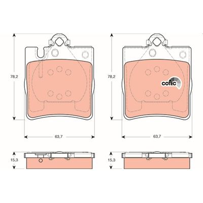 Fren Disk Balata Arka KALE BALATA 21899 157 04 MSH KD11