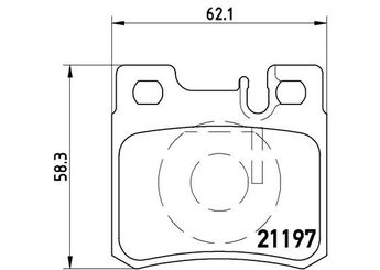 Fren Disk Balata Arka BREMBO P 50 009  P50009 P 50 009 14200220 0014200220 14201320 0014201320 14209520 0014209520 1420952037 001420952037 54201720 0054201720 5420172041 005420172041 A0014200220 A0014201320 A0014209520 A001420952037 A0054201720 A005420172041