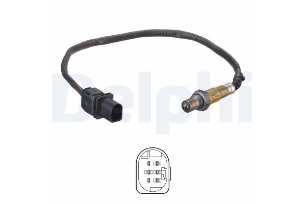 Oksijen (Lambda) Sensörü  Mercedes SL -Serisi Roadster (BM 231)(2012->)  DELPHI ES21236-12B1