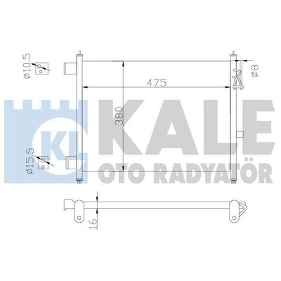 Klima Radyatörü  KALE 342435