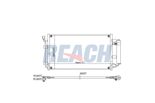 Klima Radyatörü  Nissan Leaf (ZE0)(01.2012->)  VALEO 822646