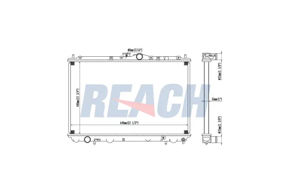 Su Radyatörü  Mitsubishi Carisma 4 Kapı (DA0)(2000->)  ORİS MOP476023