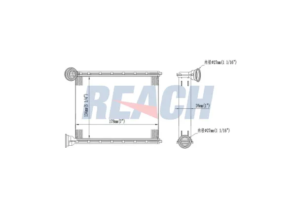 Kalorifer Radyatörü  Renault Logan / Symbol III (2013->)  MAHER 14732