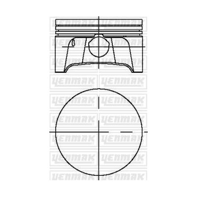 Piston (79.00MM-0.50) (0.20MM KISA)  YENMAK 31-04259-051