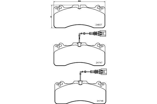 Fren Disk Balata Ön Lexus RC (2014->)  VALEO 670726