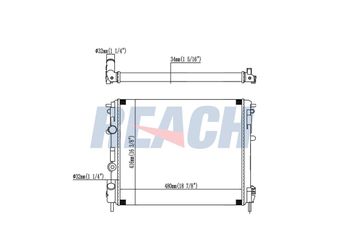 Su Radyatörü  BEHR CR 92 000S  8200049080 7700428082 2140000QAX 7700428658 7711134322 8200156548
