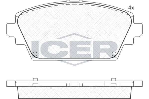 Fren Disk Balata Ön Nissan Almera Tino (V10M)(05.2000->)  WONGA 271064
