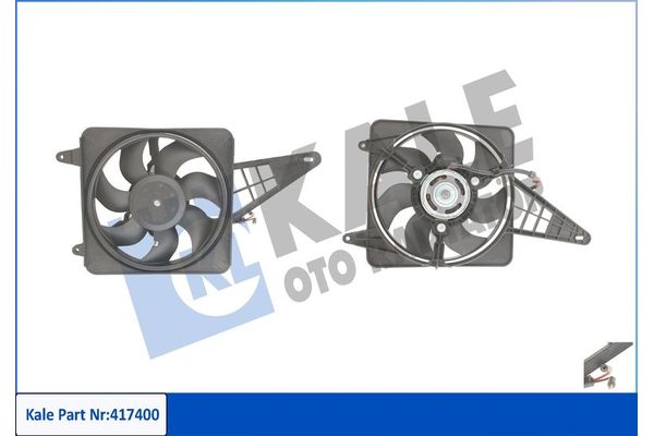 Radyatör Fan ve Motoru  MGA 83102