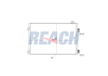 Klima Radyatörü  OEK 8200742595  8200742595 8200245598 82 00 245 598 82 00 742 595