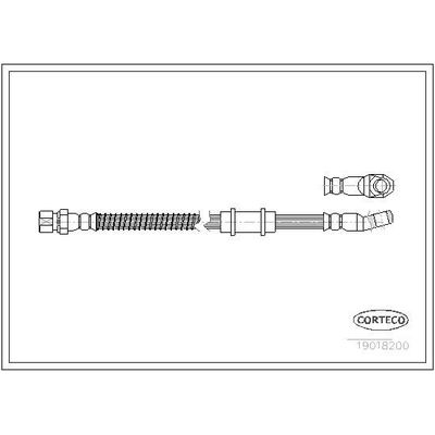 Fren Hortumu Ön Sağ veya Sol OSSCA 00409