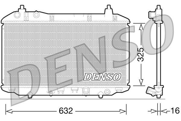 Su Radyatörü  Volkswagen T-Roc (A11)(09.2017->2021)  DENSO DRM40031