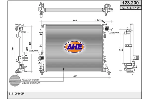 Su Radyatörü  MAHER 10614