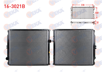 Su Radyatörü  VEKA 16-3021B  