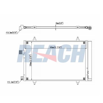Klima Radyatörü  VEKA 43-3317