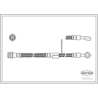 Fren Hortumu Ön Sağ BERSE 60522