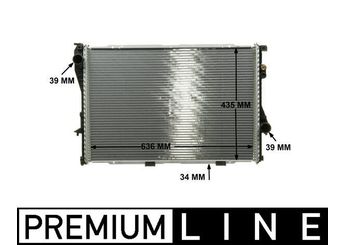 Su Radyatörü  MAHLE CR 242 000P  214101FE0B 17112246009 17112246010 17112246011 17112246012 2246012 2 246 012 2246009 2246011