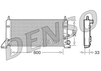 Su Radyatörü  DENSO DRM10023  DRM10023 89AB8005FA