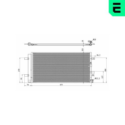 Klima Radyatörü  Audi A6 Sedan (4GC)(09.2014->)  ERA 667362