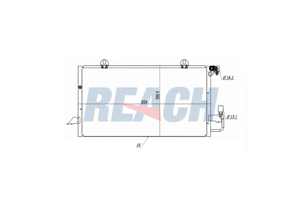 Klima Radyatörü  Audi A6 Sedan (C4)(06.1994->)  VALEO 822602
