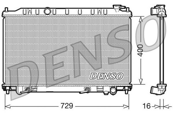Su Radyatörü  DENSO DRM46033