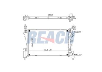 Su Radyatörü  VALEO 733274  1300340 214100W517 214100W510 21410-0W510 21410-0W517 214600W001 21460-0W001 214600W017 21460-0W017 214600W505 21460-0W505 214600W510 21460-0W510 214600W517 21460-0W517 B14600W517 B1460-0W517