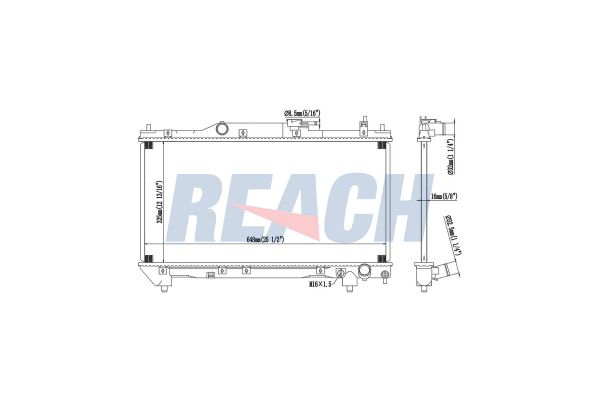 Su Radyatörü  Toyota Avensis Combi SW (T22)(1998->)  ORİS BTO049016