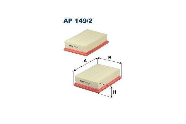 Hava Filtresi  Volkswagen Polo III Classic (6V2)(10.1995->2002)  FILTRON AP 149/2-2x